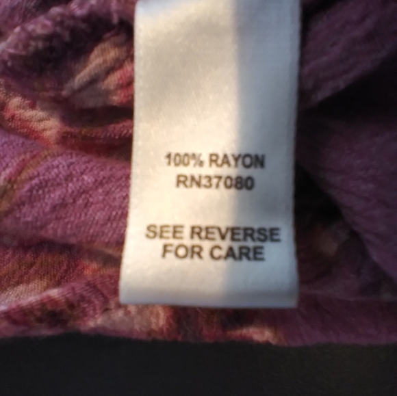 L A Threads Women's Floral Boho Topsize Large Beachy Flowy Vacation Hippie - Picture 7 of 11